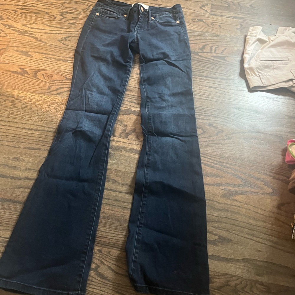 Rachel Denim black bootcut jeans size 24= size 0